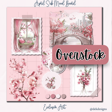 April Overstock Subscription Box 2024 - DEK Designs