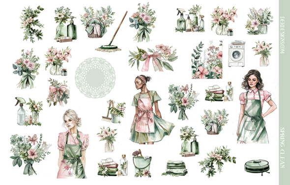 Spring Clean - Deco/Fashion Sheet - DEK Designs