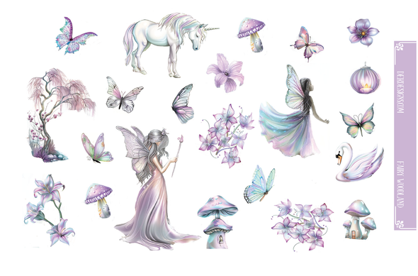 Fairy Woodland - Deco/Fashion Sheet - DEK Designs