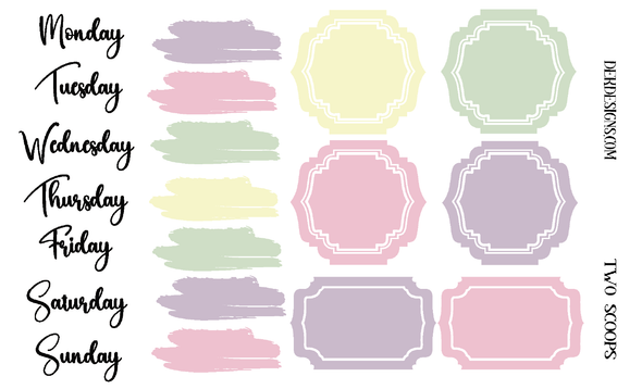 Two Scoops - Journal Kit - DEK Designs