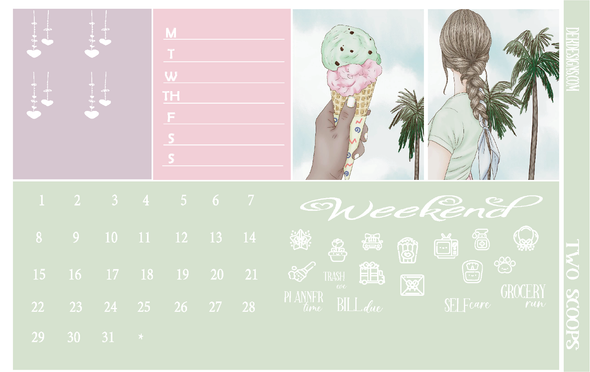 Two Scoops -  Weekly Kit - DEK Designs