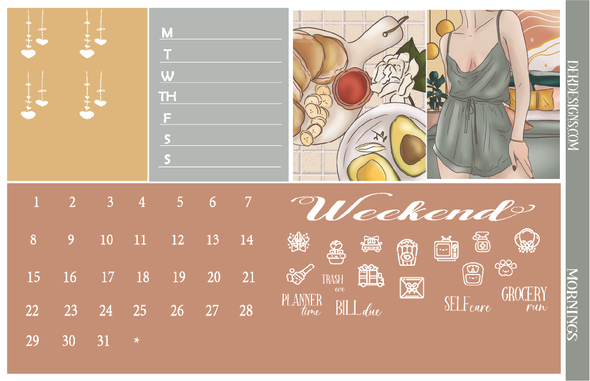 Mornings -  Weekly Kit - DEK Designs