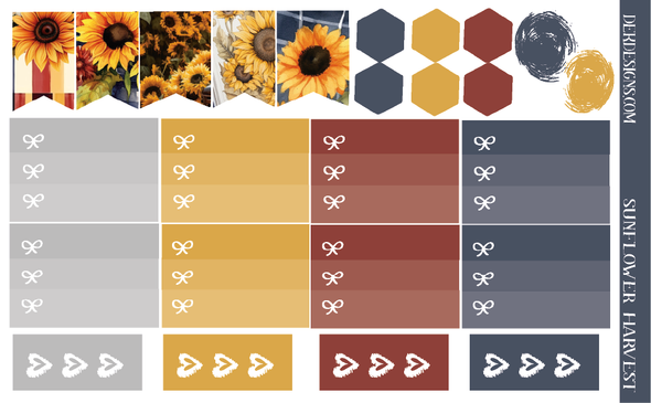 Sunflower Harvest  -  Weekly Kit - DEK Designs