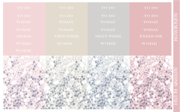 Autumn Blush -  Free with $40 minimum, Silver Holo - DEK Designs