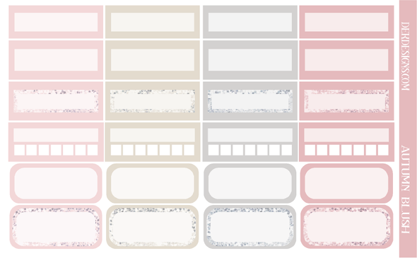 Autumn Blush -  Free with $40 minimum, Silver Holo - DEK Designs