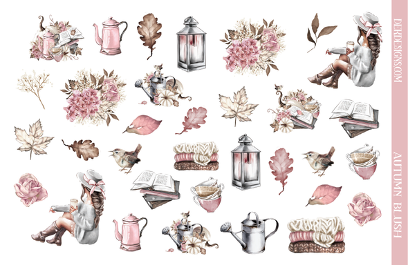 Autumn Blush -  Free with $40 minimum, Silver Holo - DEK Designs