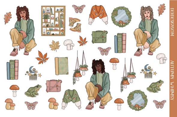 Autumn Whimsy -  Weekly Kit - DEK Designs