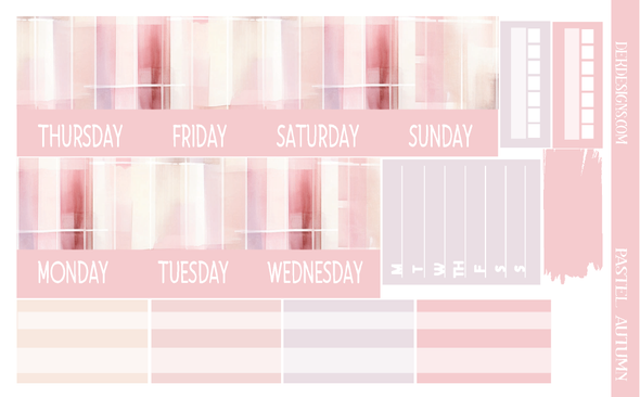 Pastel Autumn - Hobo Cousin Weekly Overview - DEK Designs