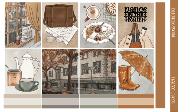 Rainy Days - Hobo Cousin Weekly Overview - DEK Designs