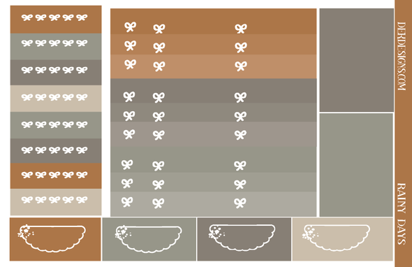 Rainy Days - Hobo Cousin Weekly Overview - DEK Designs