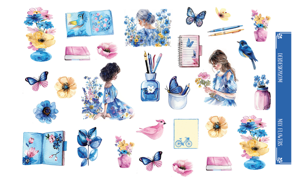 May Flowers - Deco/Fashion Sheet - DEK Designs