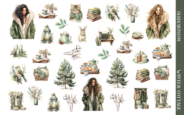 Winter Cottage - DEK Designs