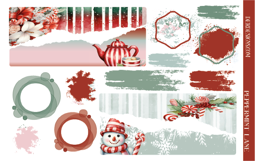 Peppermint Lane - Journal Kit - DEK Designs