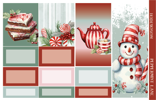 Peppermint Lane - Journal Kit - DEK Designs