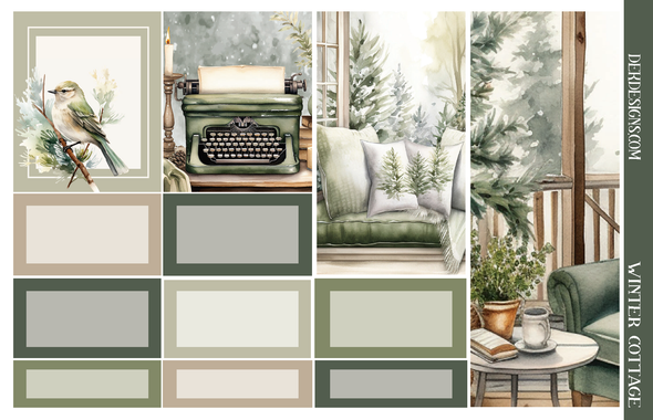 Winter Cottage - Journal Kit - DEK Designs