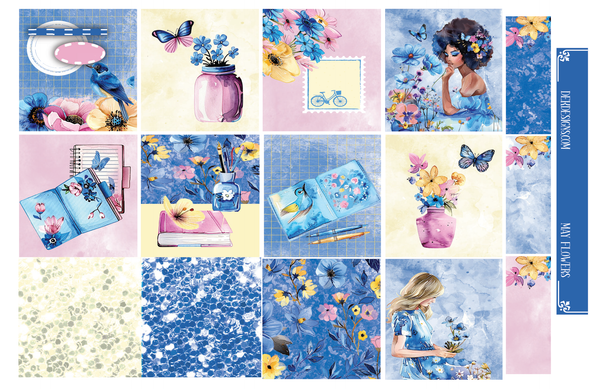 May Flowers - Hobo/Journal Kit - DEK Designs