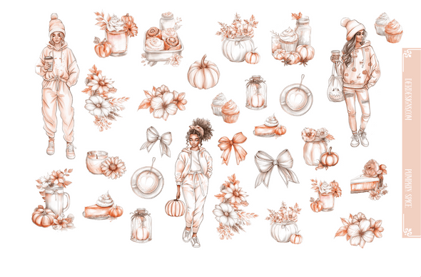 Pumpkin Spice - Deco/Fashion Sheet