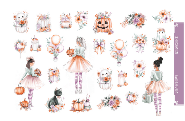 Pastel-o-ween - Deco/Fashion Sheet