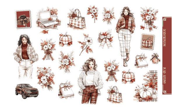 Plaid Autumn - Deco/Fashion Sheet