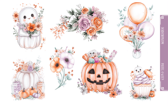 Pastel-o-ween - Deco/Fashion Sheet