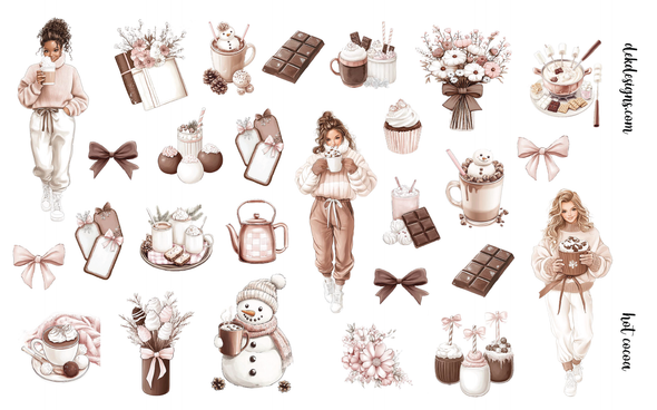 Hot Cocoa - Deco/Fashion Sheet