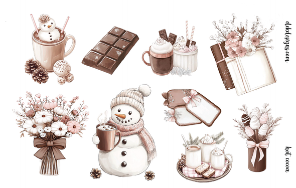 Hot Cocoa - Deco/Fashion Sheet