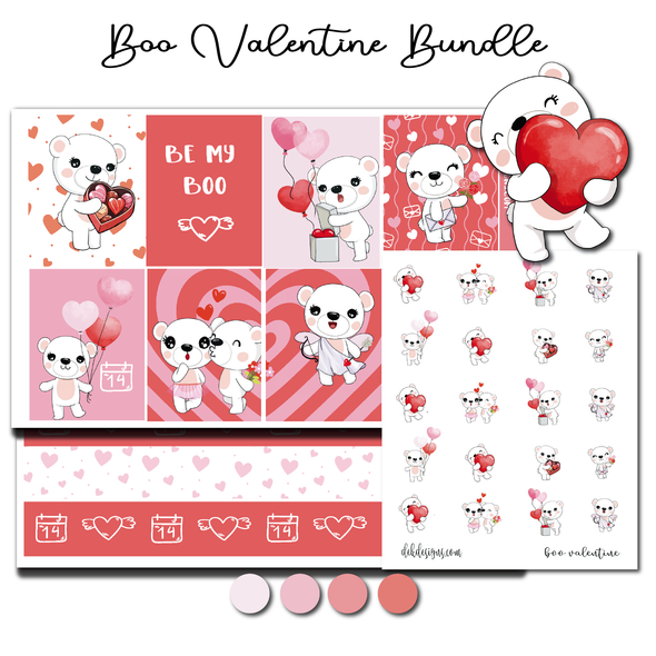 Boo Valentine Bundle - DEK Designs