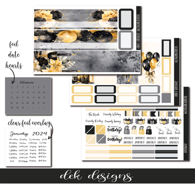 January Monthly Overview - Hobo Cousin - DEK Designs
