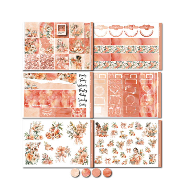 Peach Fuzz - Hobo/Journal Kit - DEK Designs