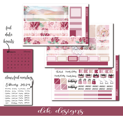 February Monthly Overview - B6 - DEK Designs