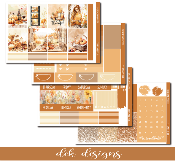 Thankful - Hobo Cousin Weekly Overview - DEK Designs