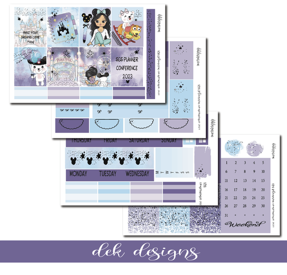 SGS Planner Conference - Hobo Cousin Weekly Overview - DEK Designs