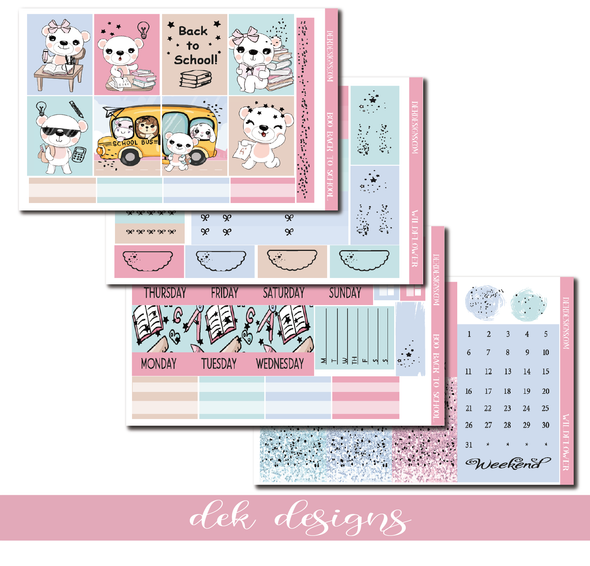 Boo Back To School - Hobo Cousin Weekly Overview - DEK Designs