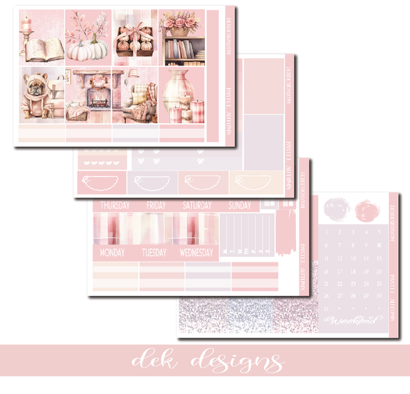 Pastel Autumn - Hobo Cousin Weekly Overview - DEK Designs