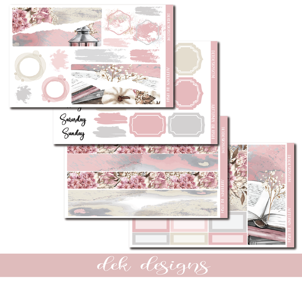 Autumn Blush - Journal Kit - DEK Designs
