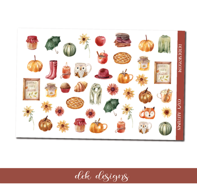 Cozy Autumn - Deco/Fashion Sheet - DEK Designs