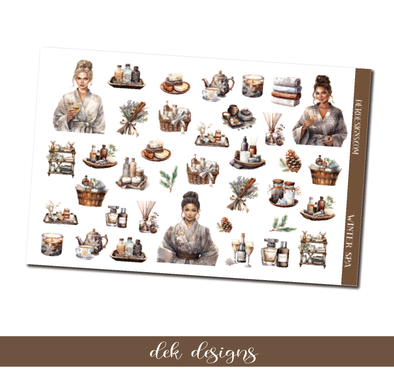 Winter Spa - Deco/Fashion Sheet - DEK Designs