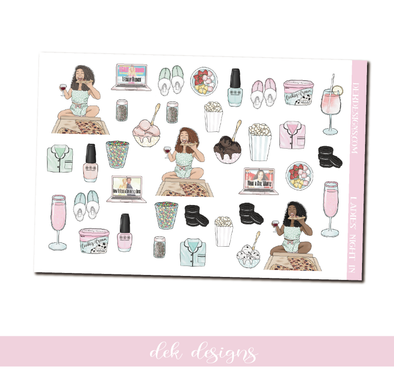 Ladies' Night In - Deco/Fashion Sheet - DEK Designs