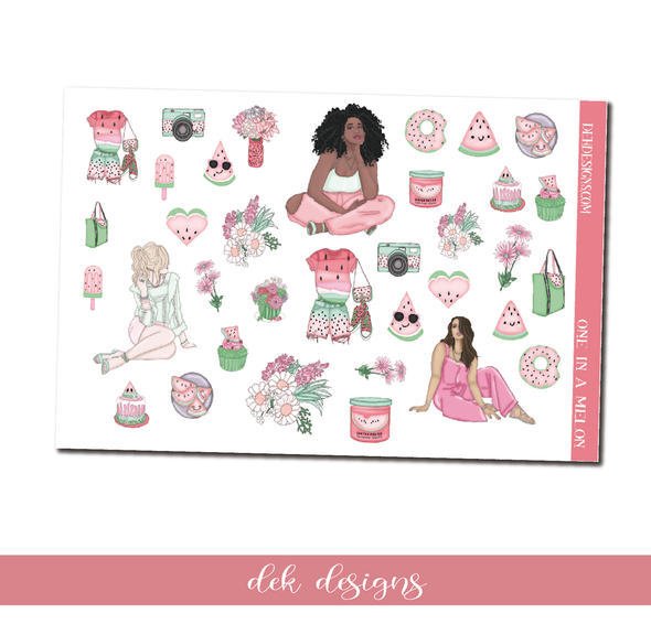 One In a Melon - Deco/Fashion Sheet - DEK Designs