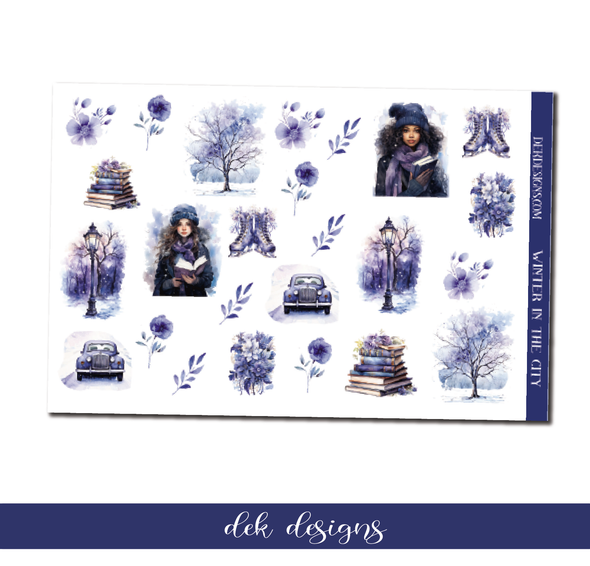 Winter In The City - Deco/Fashion Sheet - DEK Designs