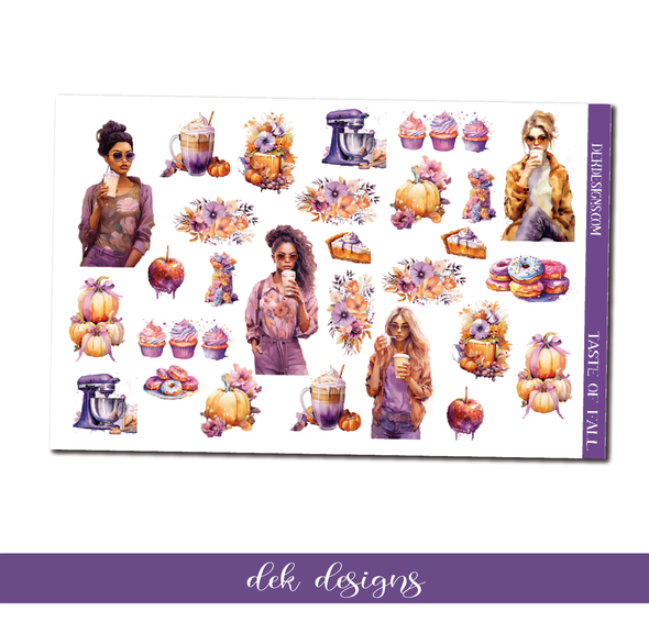Taste of Fall - Deco/Fashion Sheet - DEK Designs