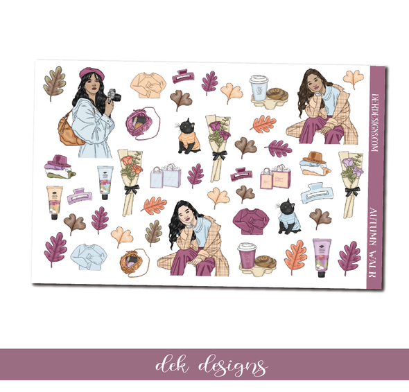 Autumn Walk - Deco/Fashion Sheet - DEK Designs
