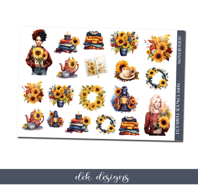 Sunflower Harvest - Deco/Fashion Sheet - DEK Designs