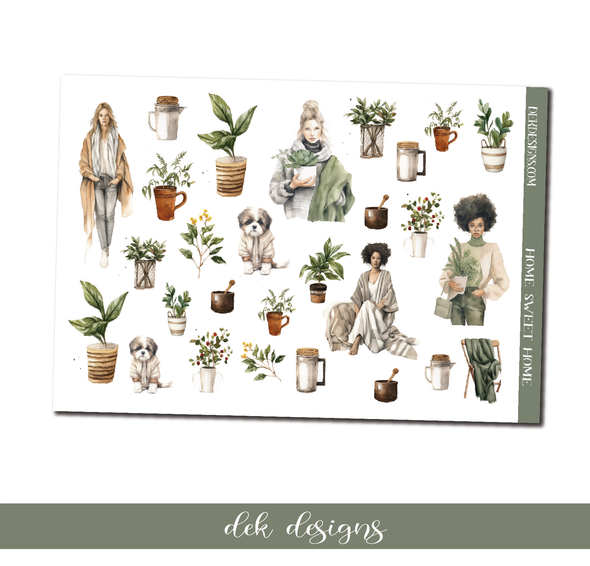 Home Sweet Home - Deco/Fashion Sheet - DEK Designs