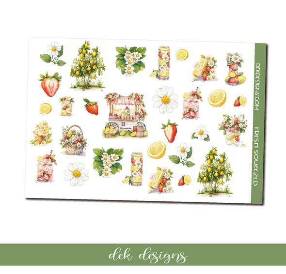 Fresh Squeezed - Deco/Fashion Sheet - DEK Designs