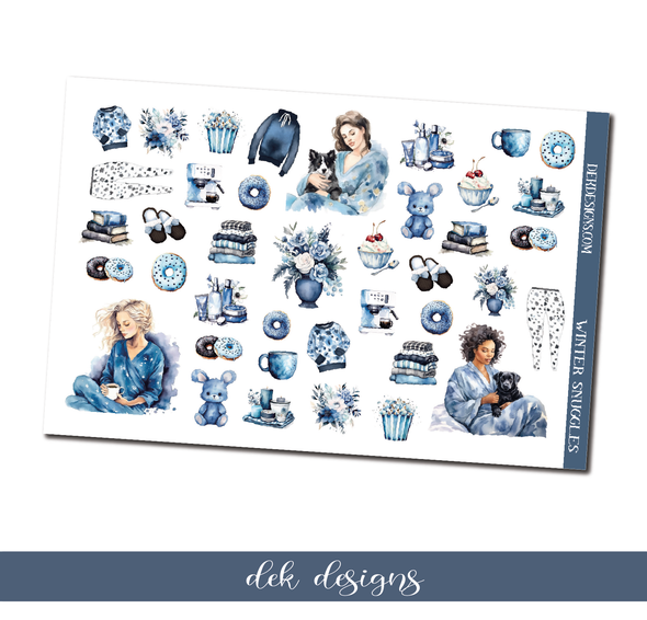 Winter Snuggles - Deco/Fashion Sheet - DEK Designs