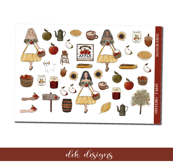 Apple Orchard - Deco/Fashion Sheet - DEK Designs