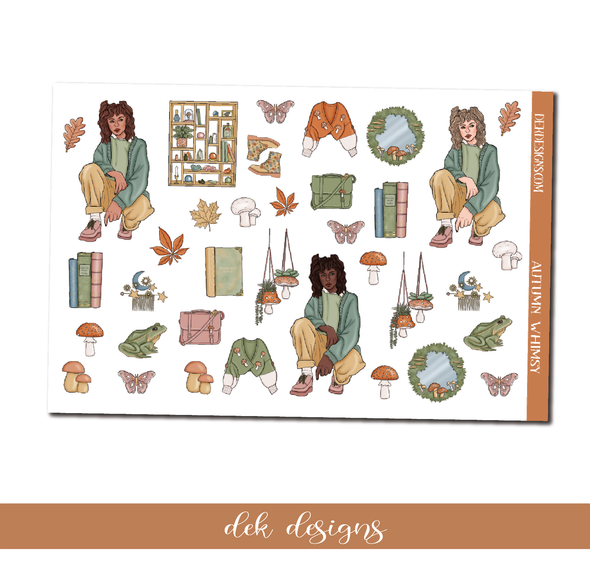 Autumn Whimsy - Deco/Fashion Sheet - DEK Designs