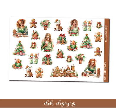 Gingerbread - Deco/Fashion Sheet - DEK Designs