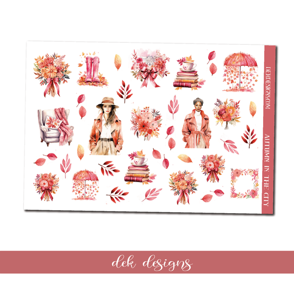 Autumn in The City - Deco/Fashion Sheet - DEK Designs